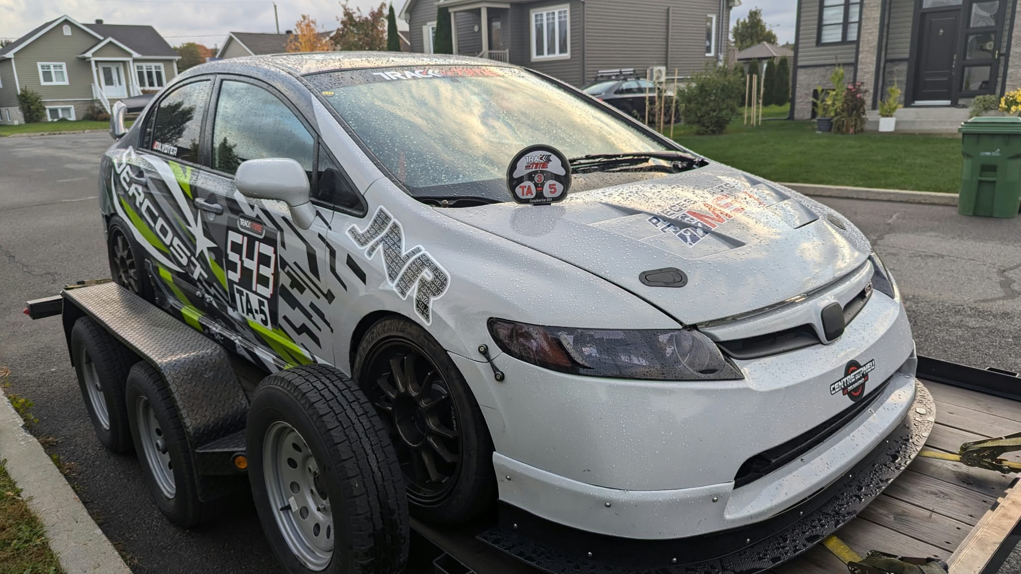Alex Voyer's race-prepared car